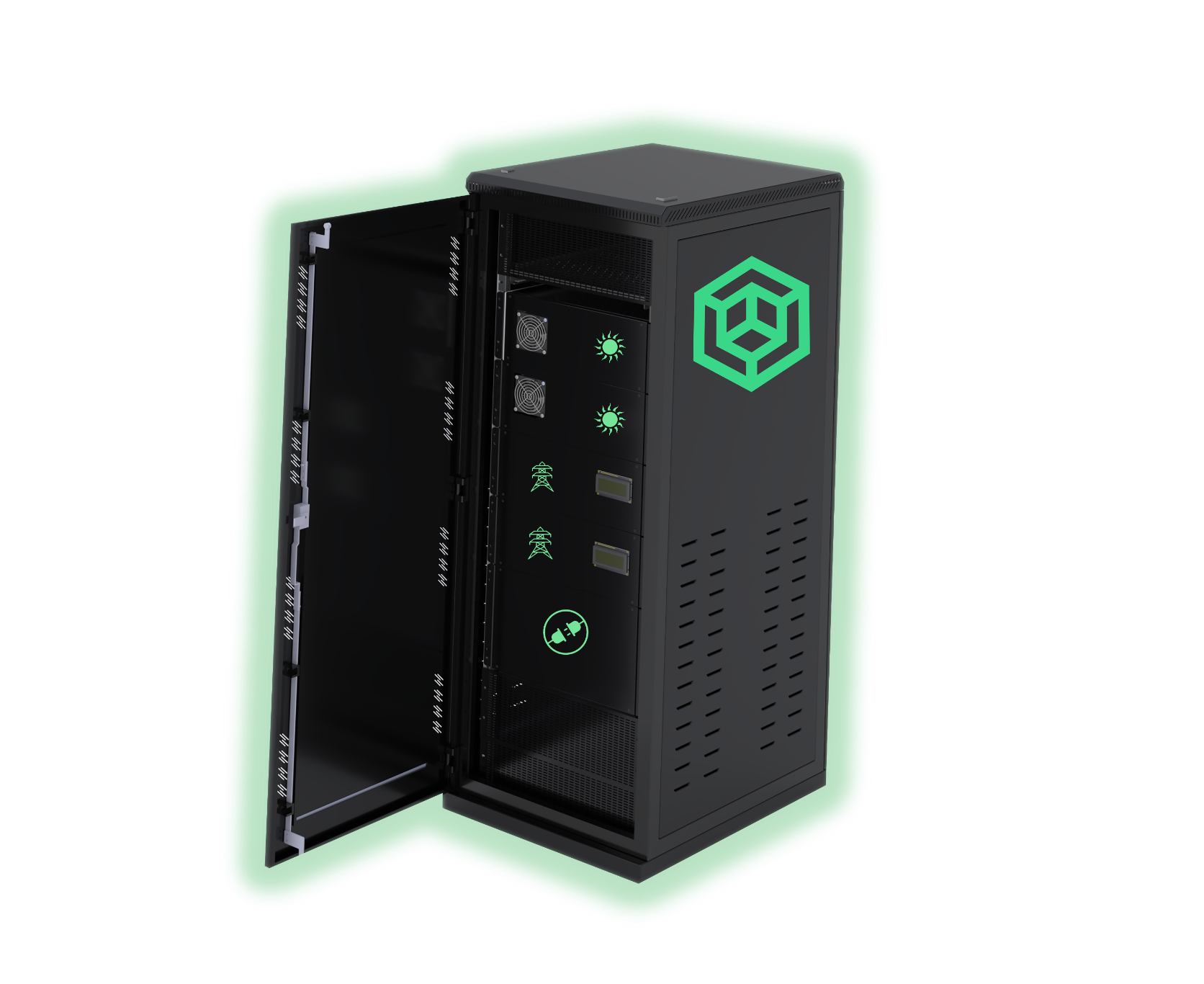 PowerBlock modular hardware with integrated glow